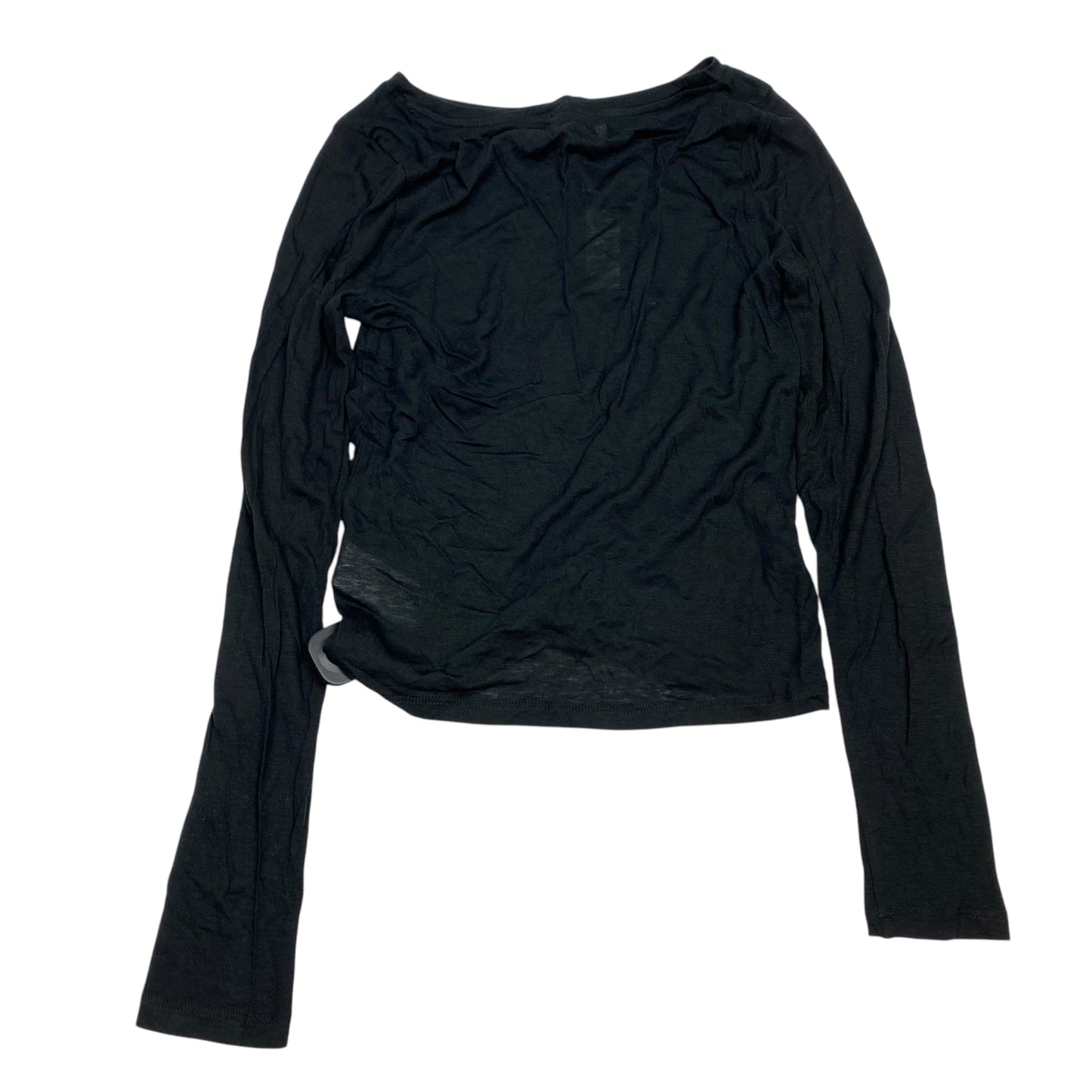 Top Long Sleeve Basic By Madewell In Black, Size: M