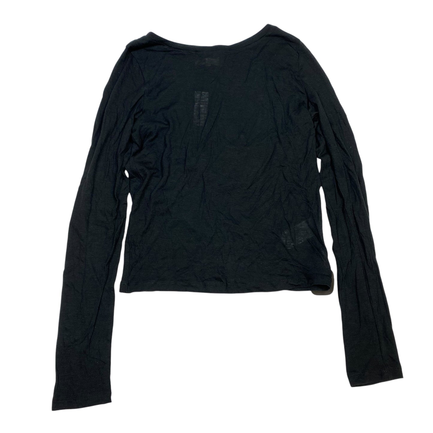 Top Long Sleeve Basic By Madewell In Black, Size: M