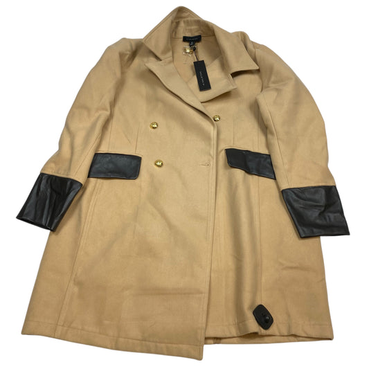 Coat Peacoat By H For Halston In Tan, Size: Xl