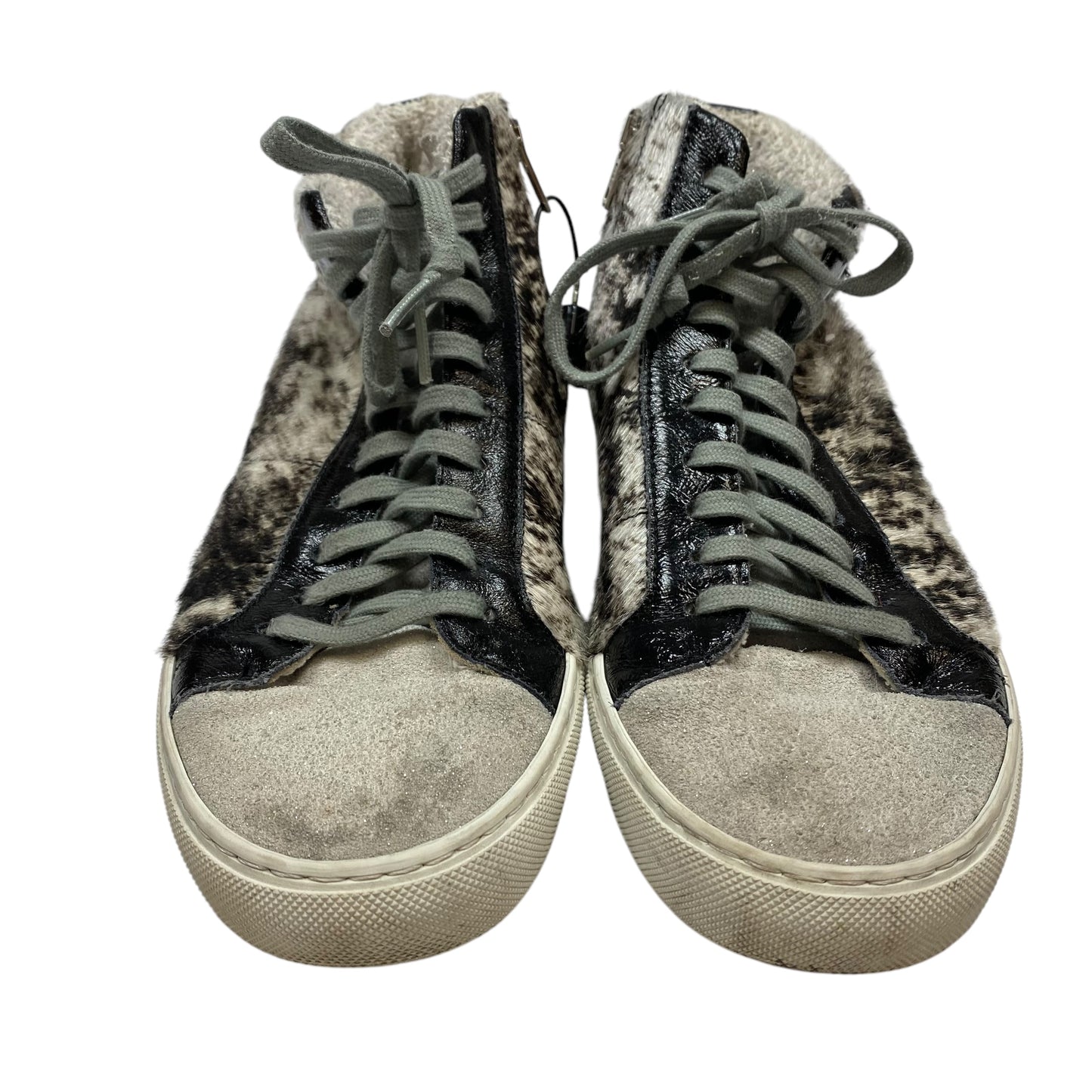 Shoes Designer By P448 In Black & Grey, Size: 8.5