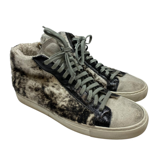 Shoes Designer By P448 In Black & Grey, Size: 8.5