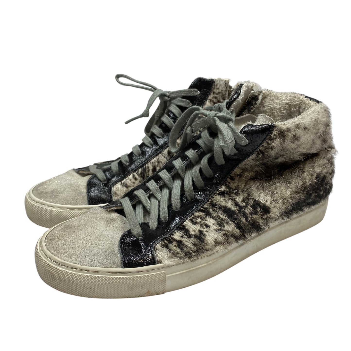 Shoes Designer By P448 In Black & Grey, Size: 8.5