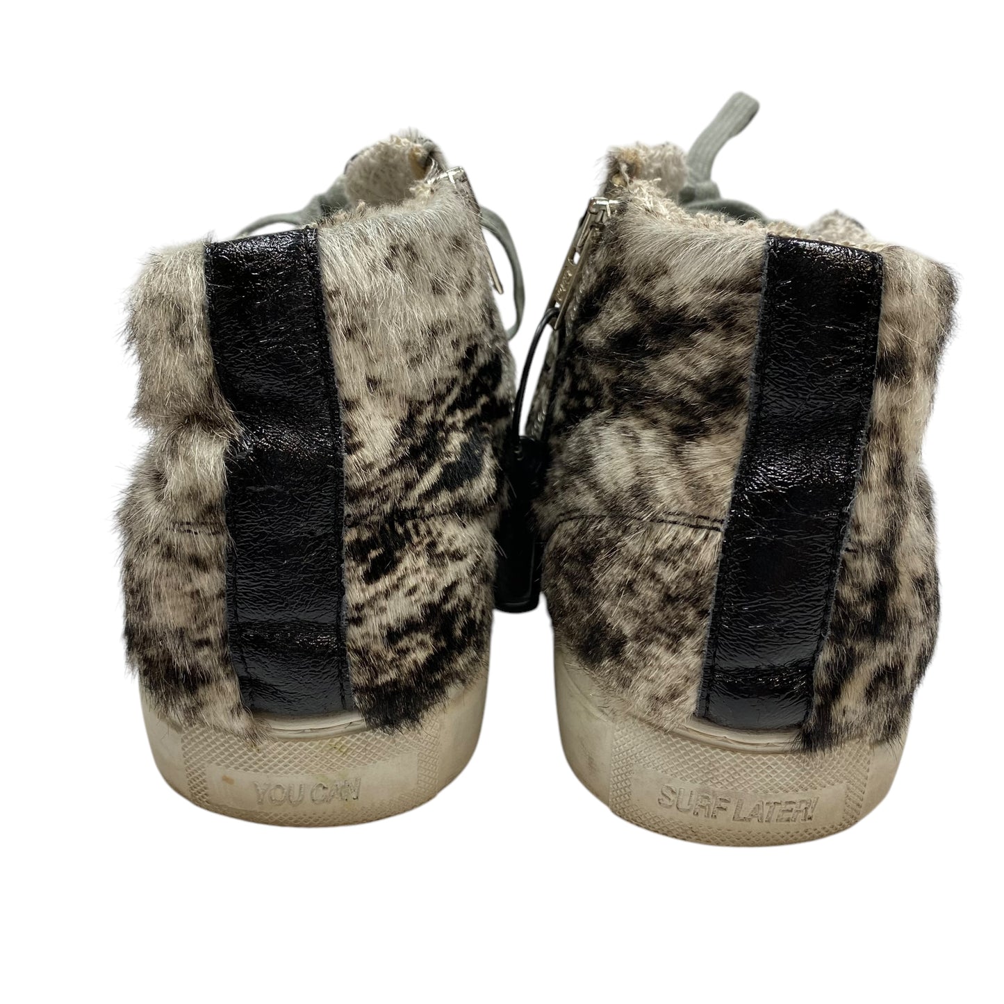Shoes Designer By P448 In Black & Grey, Size: 8.5