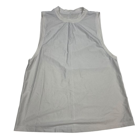 Athletic Tank Top By Lululemon In White, Size: M