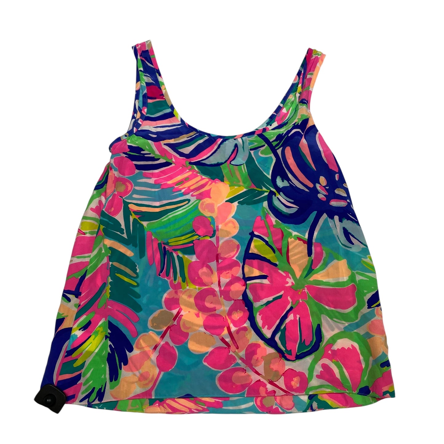 Top Sleeveless Designer By Lilly Pulitzer In Blue & Pink, Size: Xs