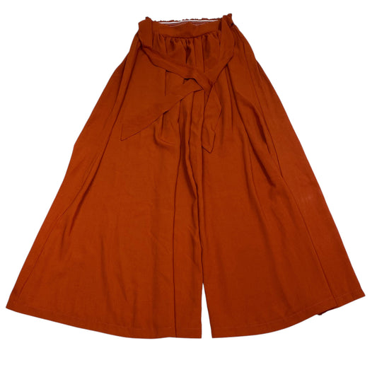 Pants Wide Leg By Cider In Orange, Size: S