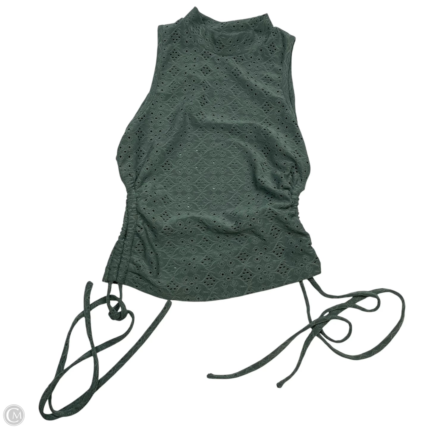 Top Sleeveless Basic By Shein In Green, Size: Xs