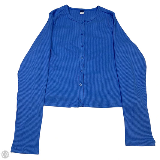 Top Long Sleeve Basic By Old Navy In Blue, Size: L