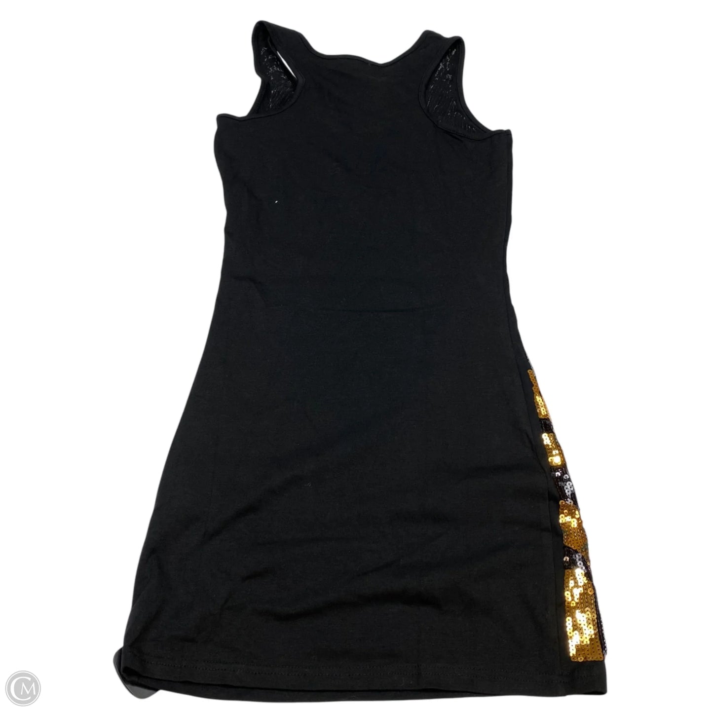 Dress Casual Short By Prestige In Black & Gold, Size: M