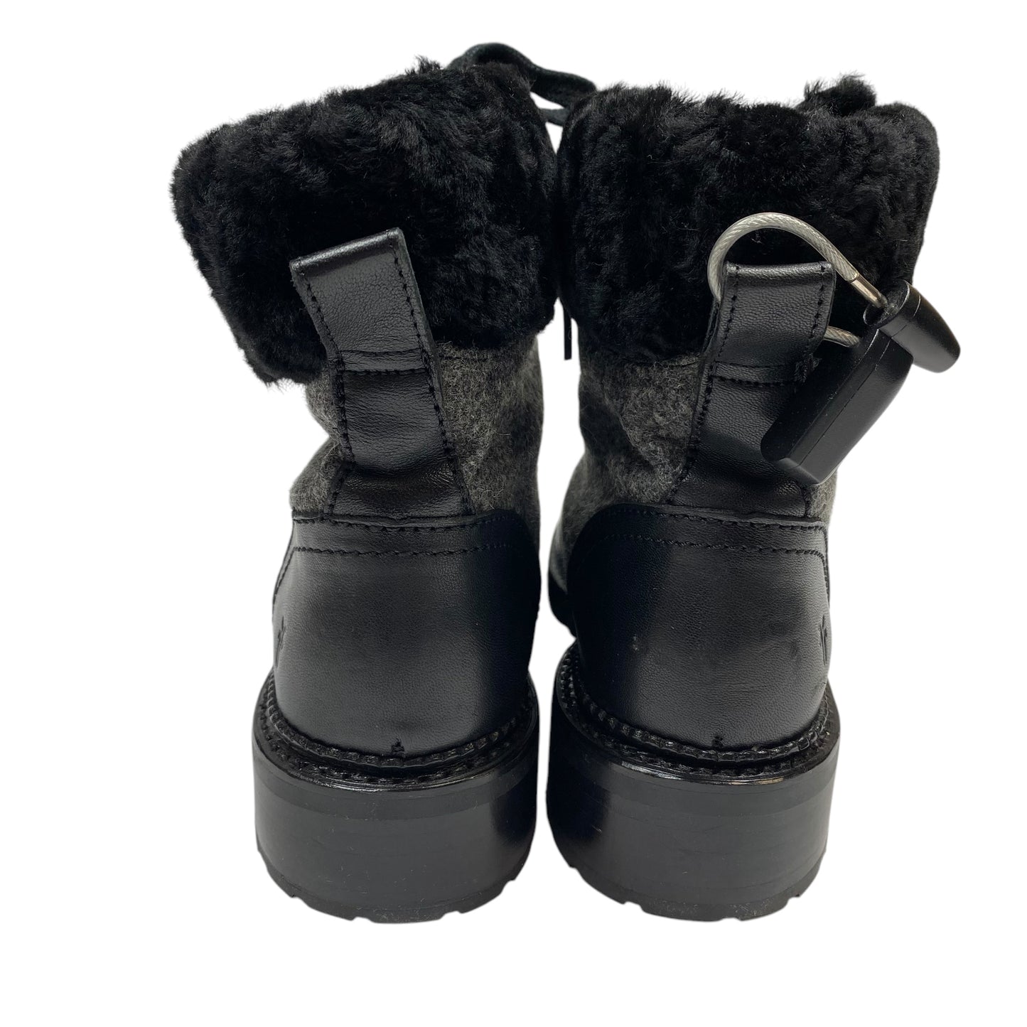 Boots Designer By Frye In Black & Grey, Size: 8