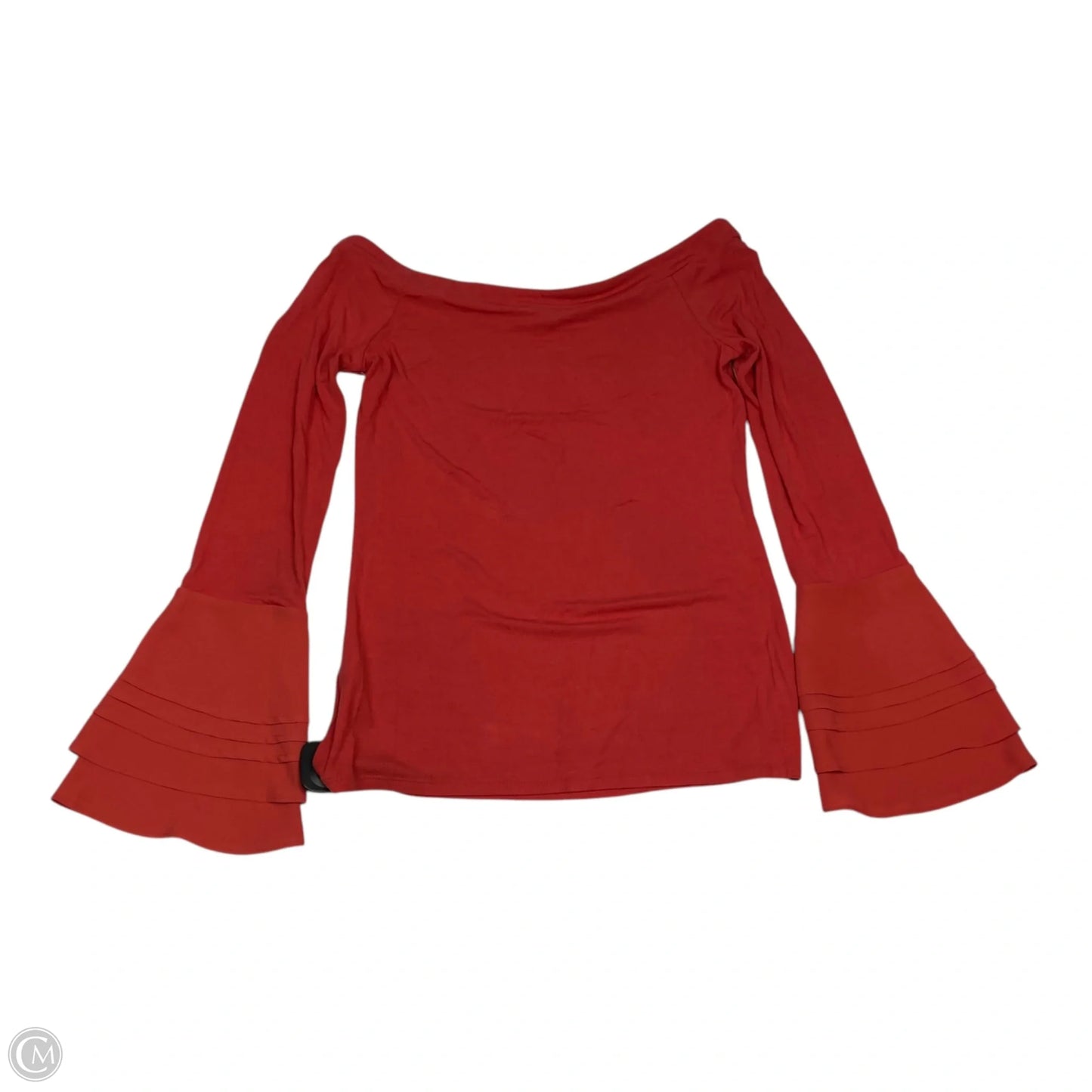 Top Long Sleeve By White House Black Market In Orange, Size: S