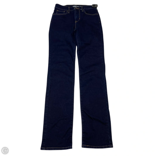 Jeans Skinny By Levis In Blue Denim, Size: 2
