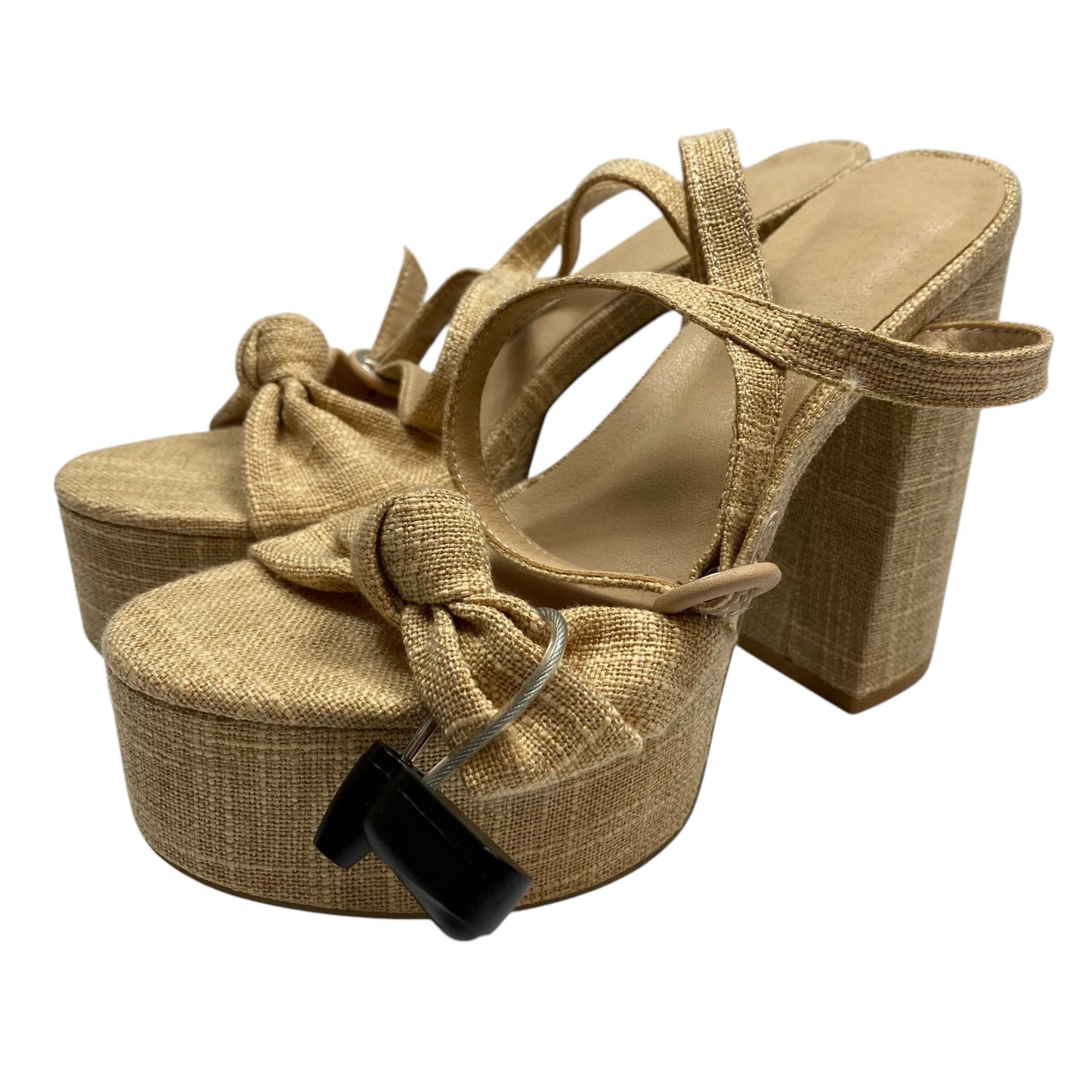 Sandals Heels Platform By Cme  Size: 8.5