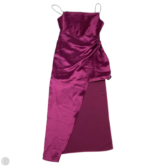 Dress Party Midi By Zara In Purple, Size: Xs