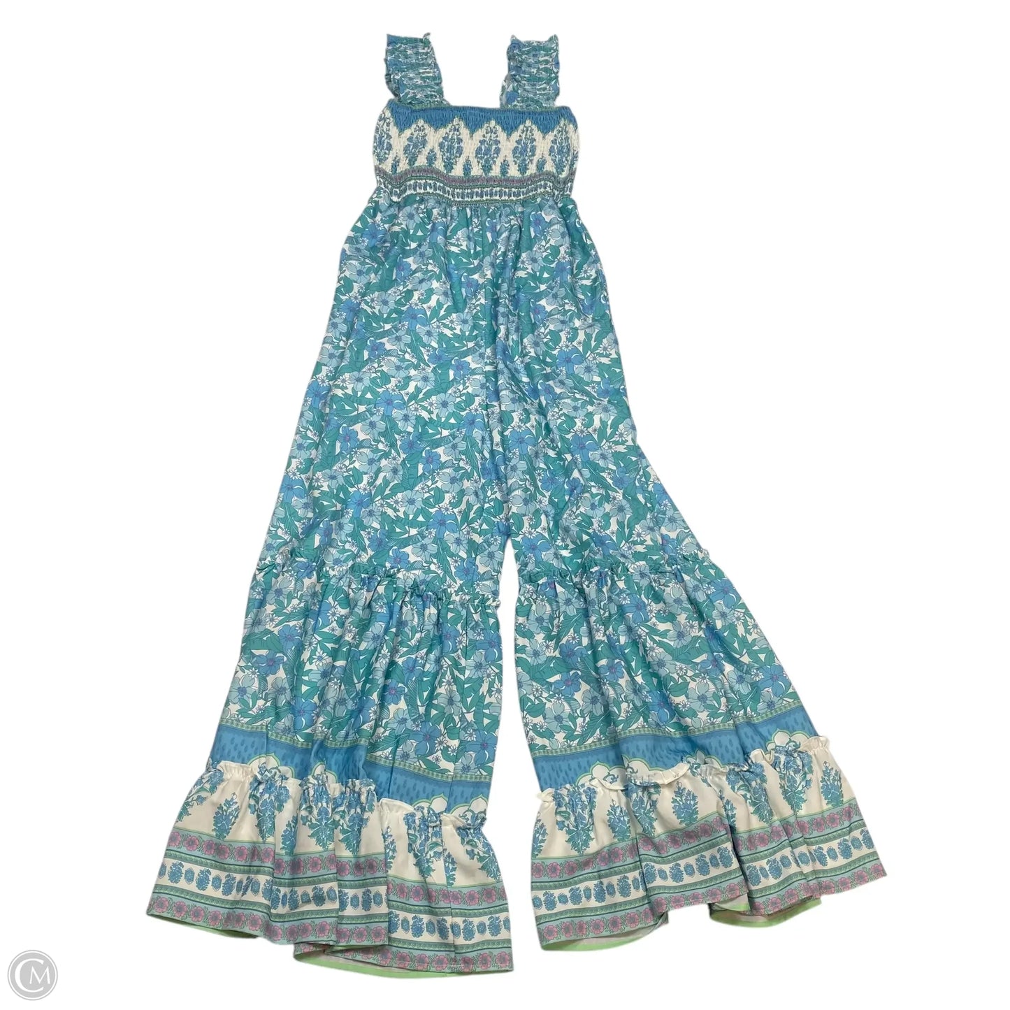 Jumpsuit By Davi & Dani In Blue & White, Size: S