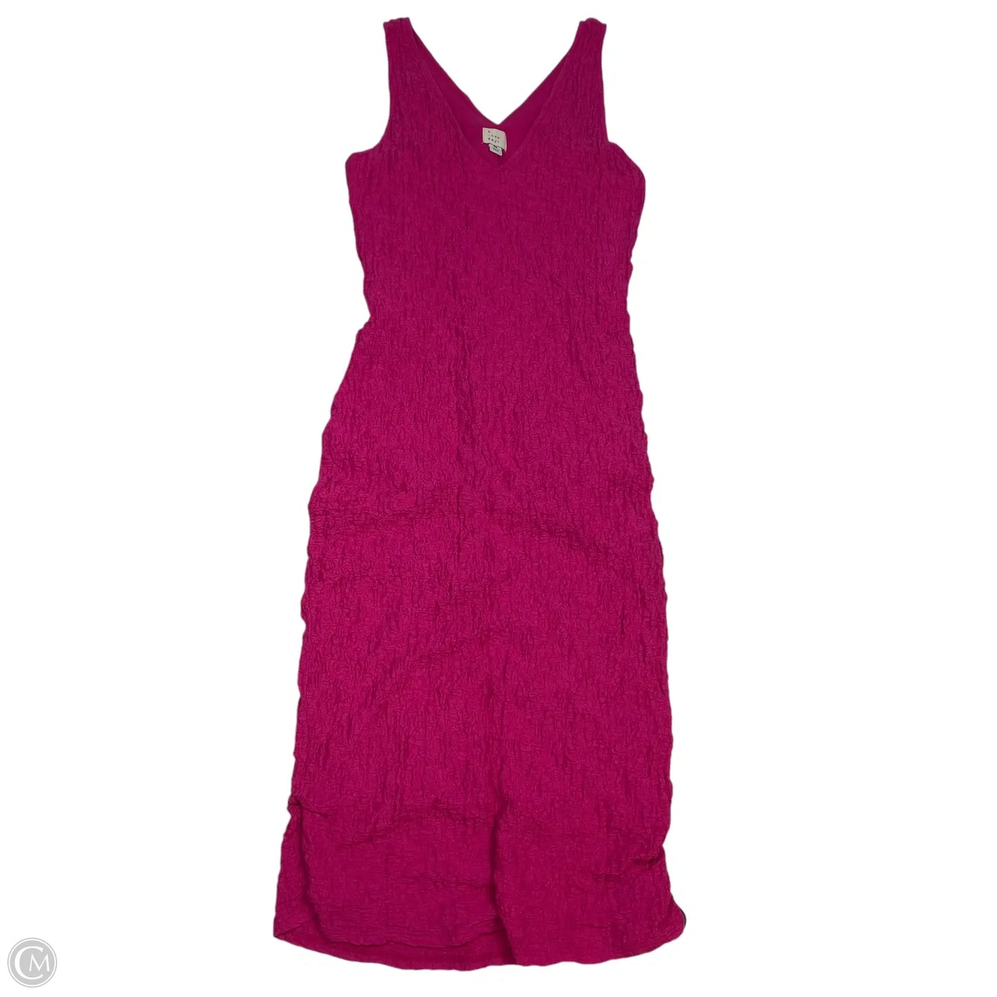 Dress Casual Midi By A New Day In Pink, Size: Xs