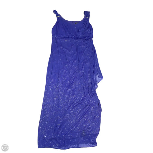 Dress Party Long By R And M Richards In Purple, Size: 1x