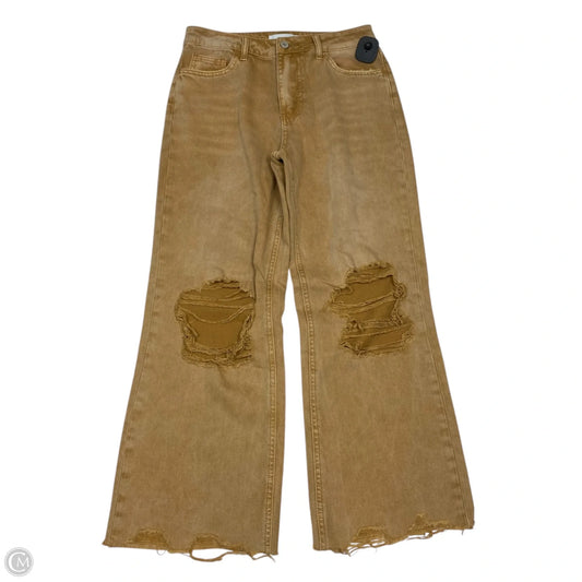 Jeans Cropped By Vervet In Brown Denim, Size: 2