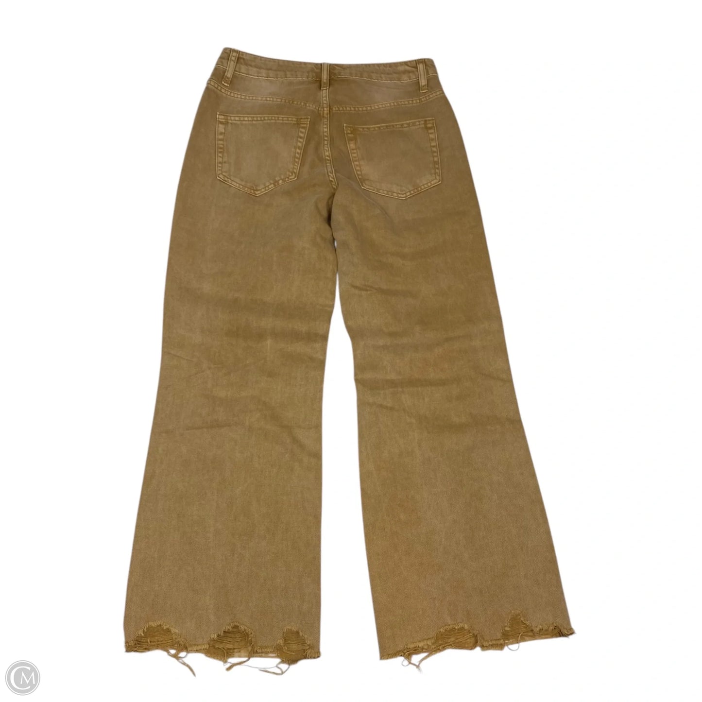 Jeans Cropped By Vervet In Brown Denim, Size: 2