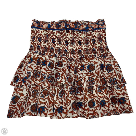 Skirt Mini & Short By House Of Harlow In Blue & Red, Size: L