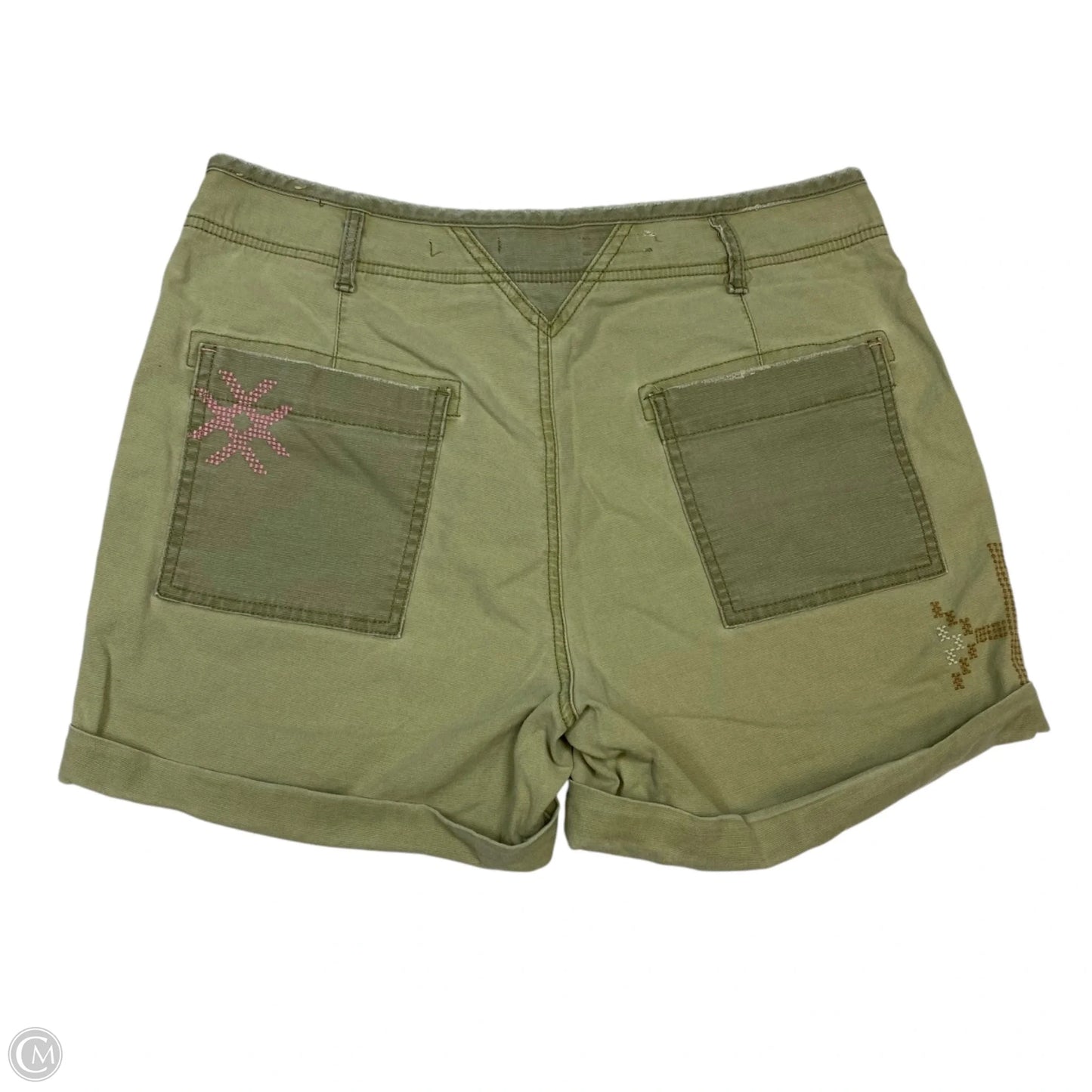 Shorts By Pilcro In Green, Size: 14