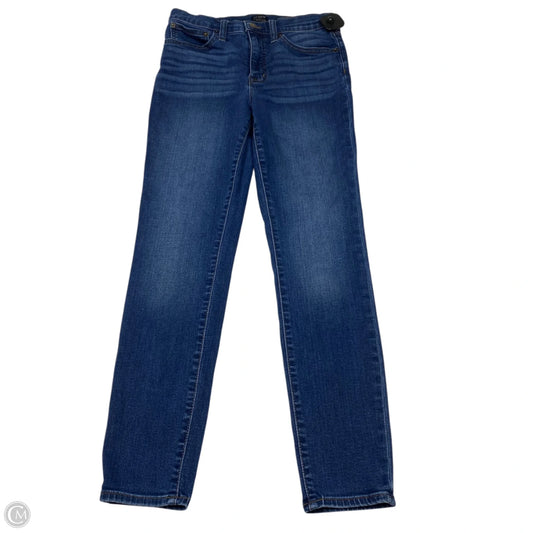 Jeans Skinny By J. Crew In Blue Denim, Size: 4