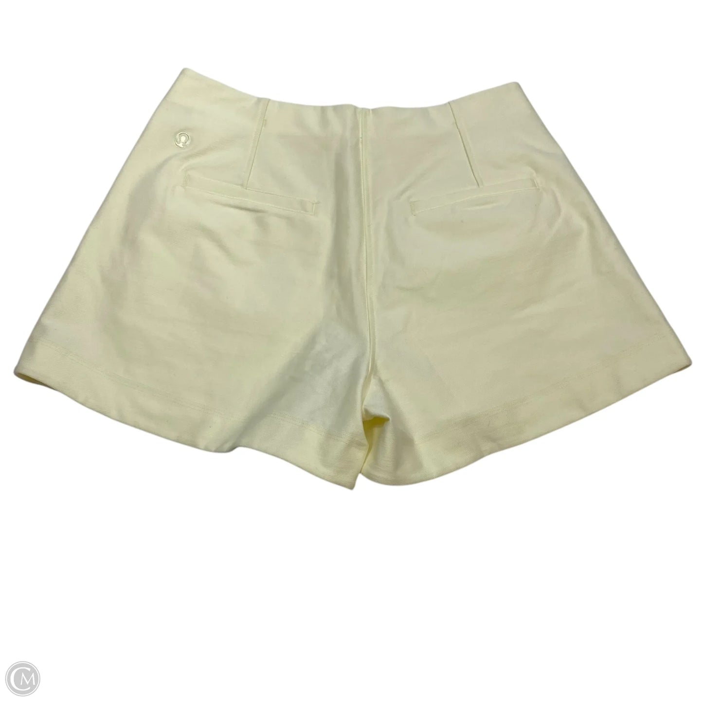 Athletic Shorts Designer By Lululemon In Yellow, Size: M