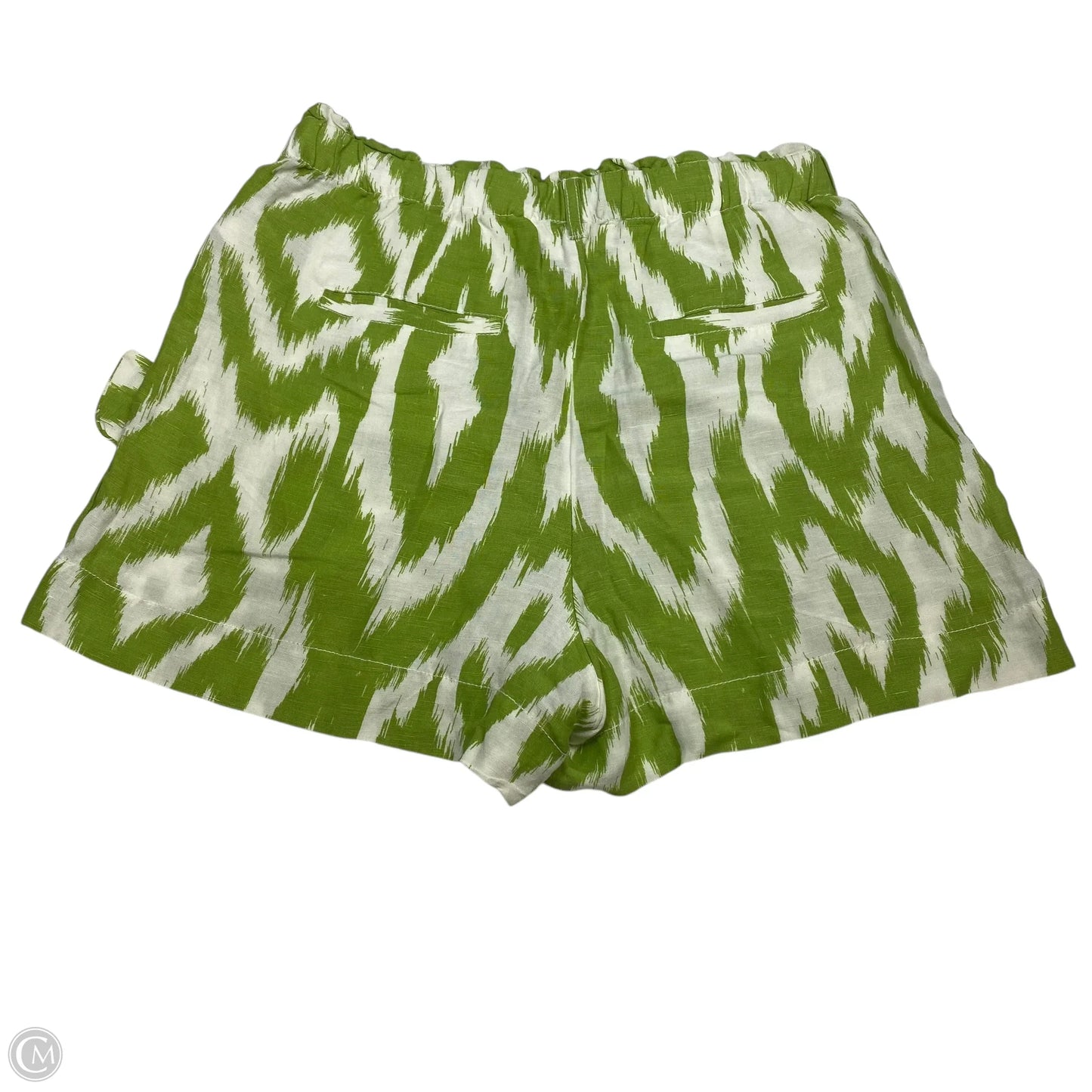 Shorts By Anthropologie In Green & White, Size: M