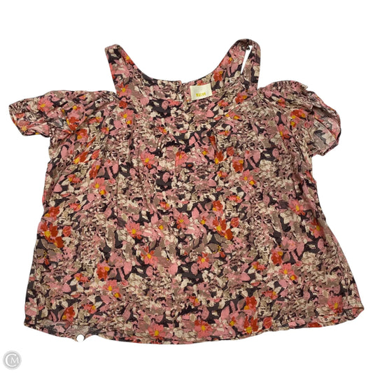 Top Sleeveless By Maeve In Pink, Size: Xsp