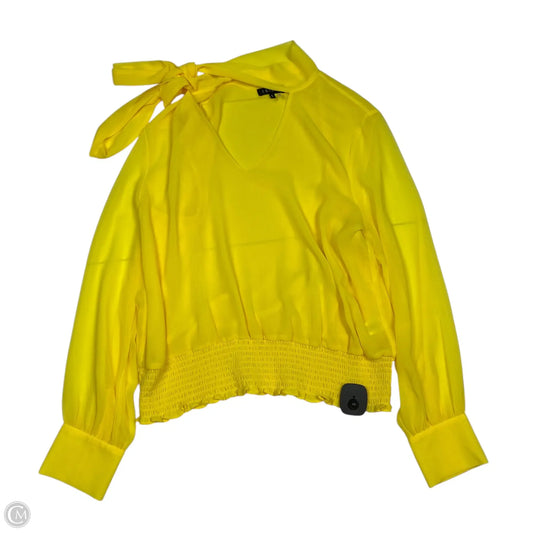 Top Long Sleeve By 1.state In Yellow, Size: L