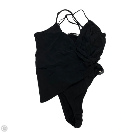 Top Sleeveless By Zara In Black, Size: S