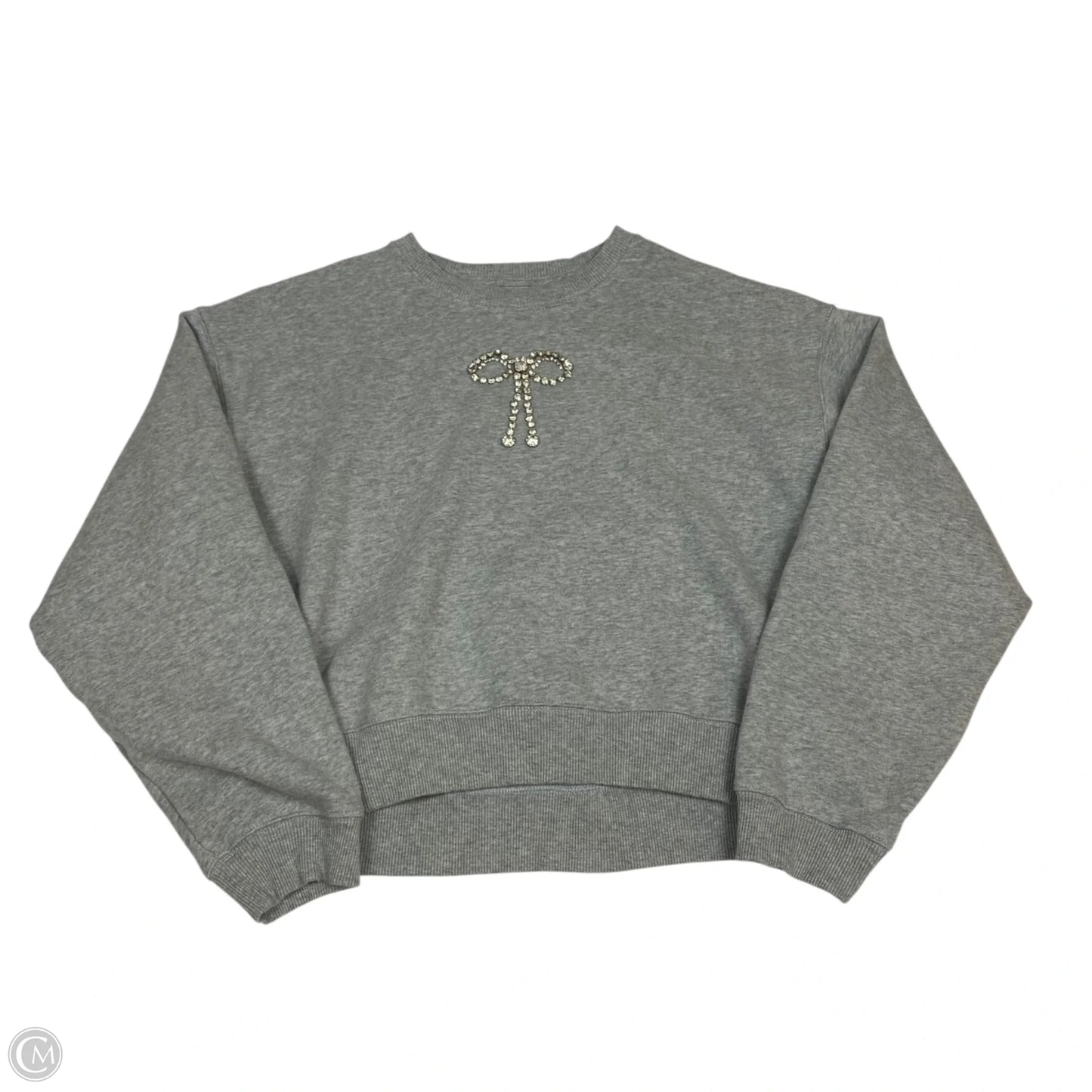 Sweatshirt Crewneck By American Eagle In Grey, Size: M