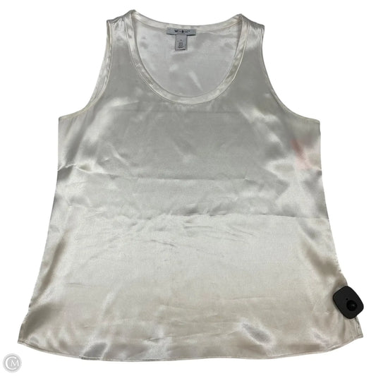 Top Sleeveless By White House Black Market In Cream, Size: S