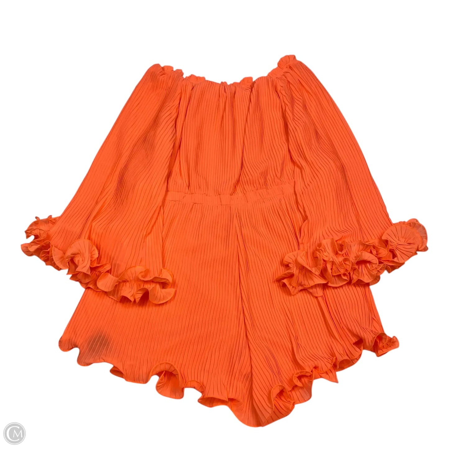 Romper By Pink Lily In Orange, Size: 2x