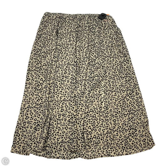 Skirt Midi By Shein In Animal Print, Size: 2x