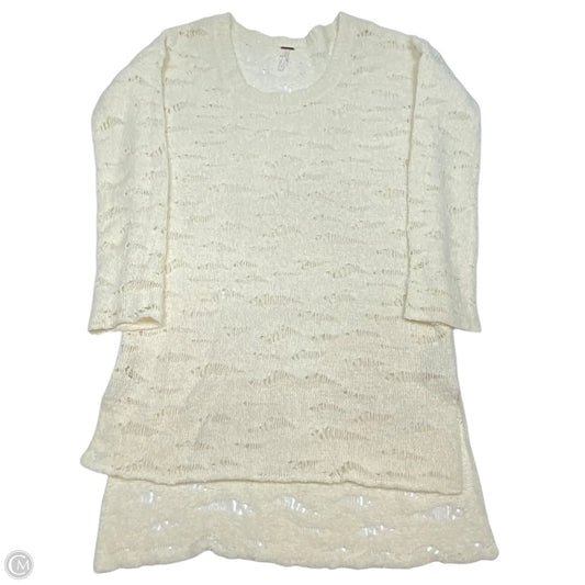 Dress Sweater By Free People In Cream, Size: L