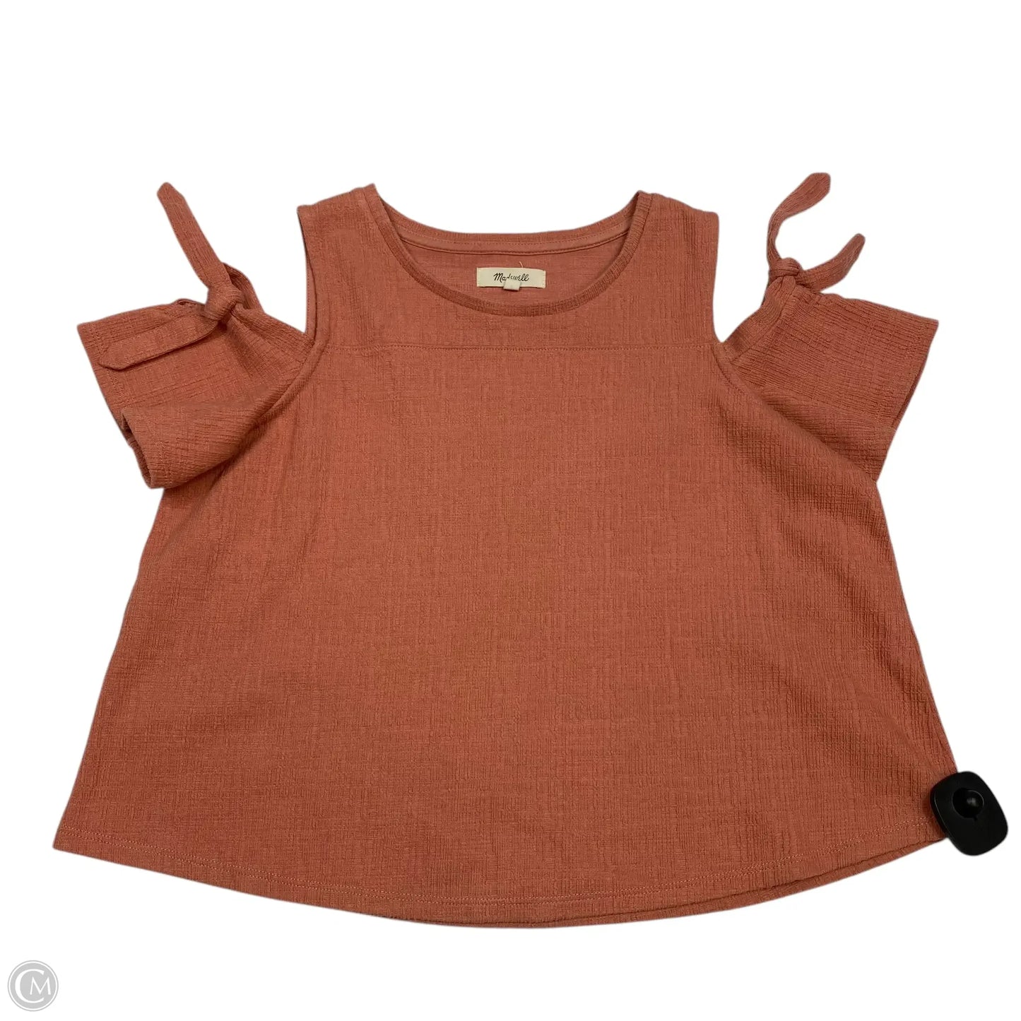 Top Short Sleeve By Madewell In Orange, Size: Xs