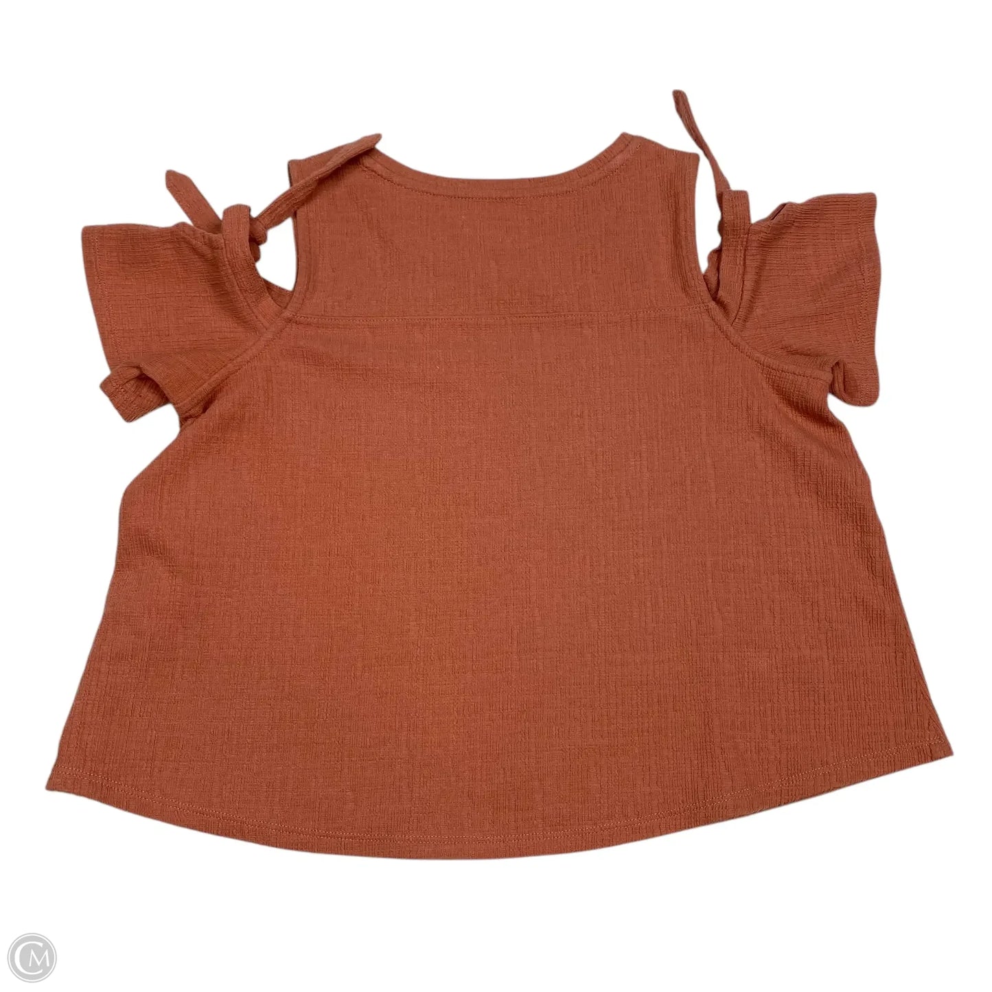 Top Short Sleeve By Madewell In Orange, Size: Xs