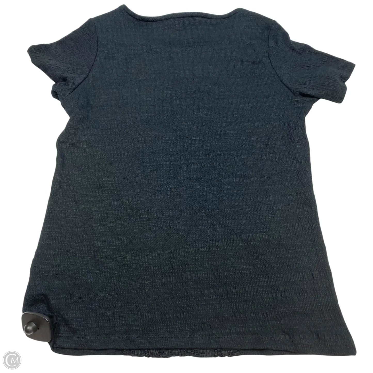 Top Short Sleeve By Thomas & Olivia In Black, Size: S