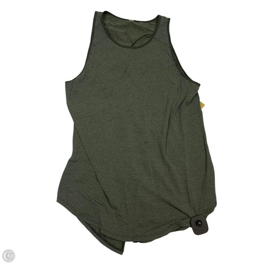 Athletic Tank Top By Lululemon In Green, Size: S