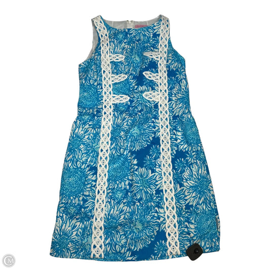 Dress Designer By Lilly Pulitzer In Blue & White, Size: S