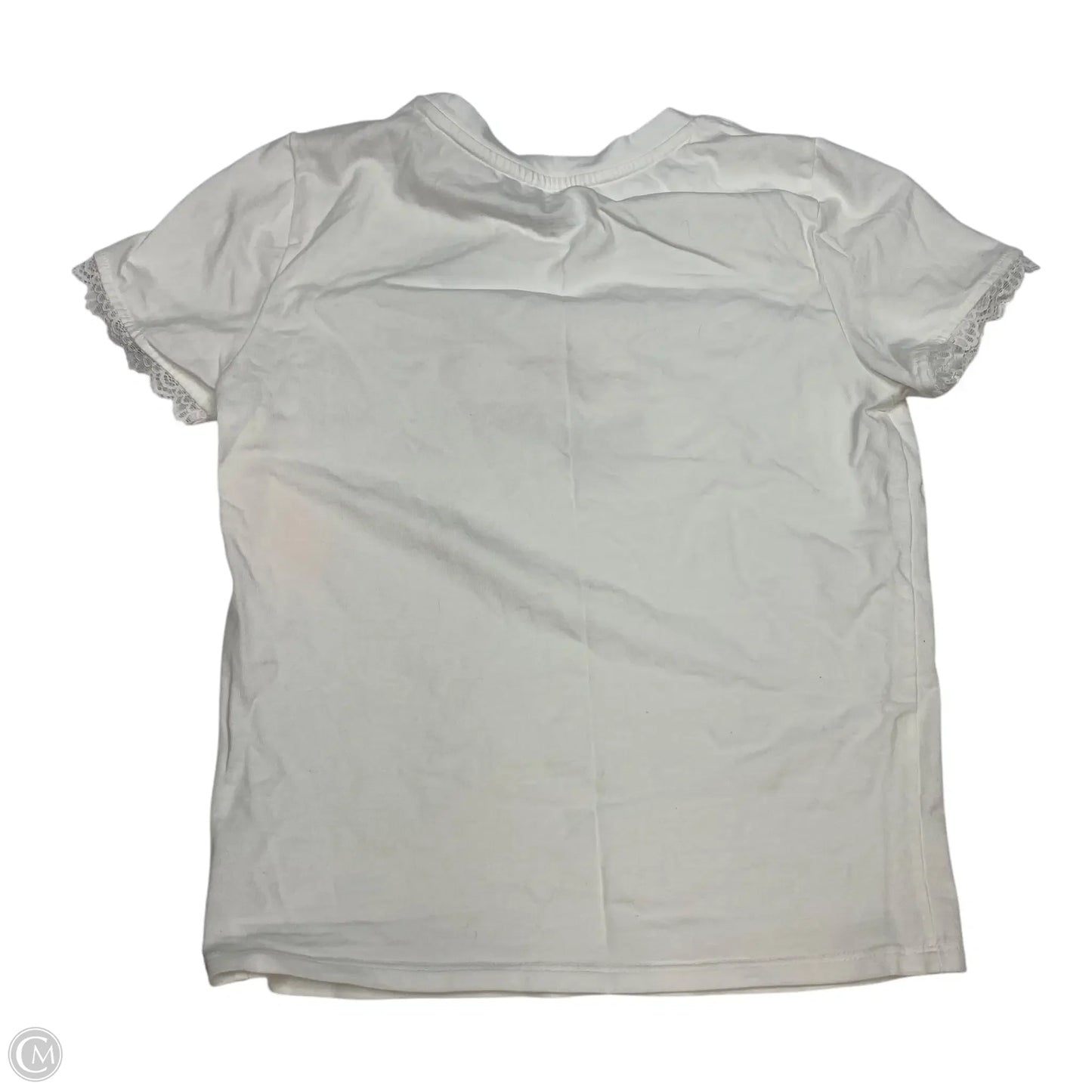 Top Short Sleeve Basic By Homegirl Society In White, Size: S