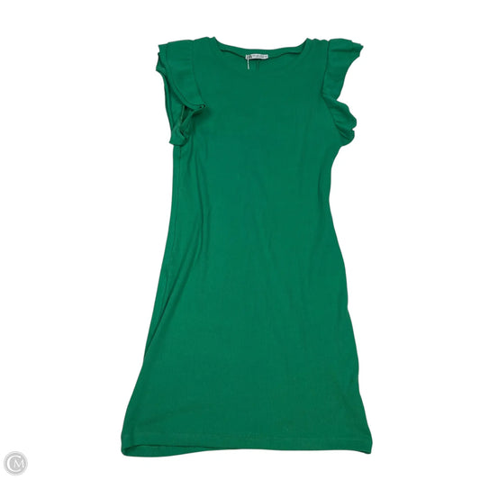 Dress Casual Short By Zara In Green, Size: L