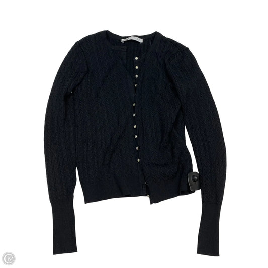 Top Long Sleeve By Zara In Black, Size: S