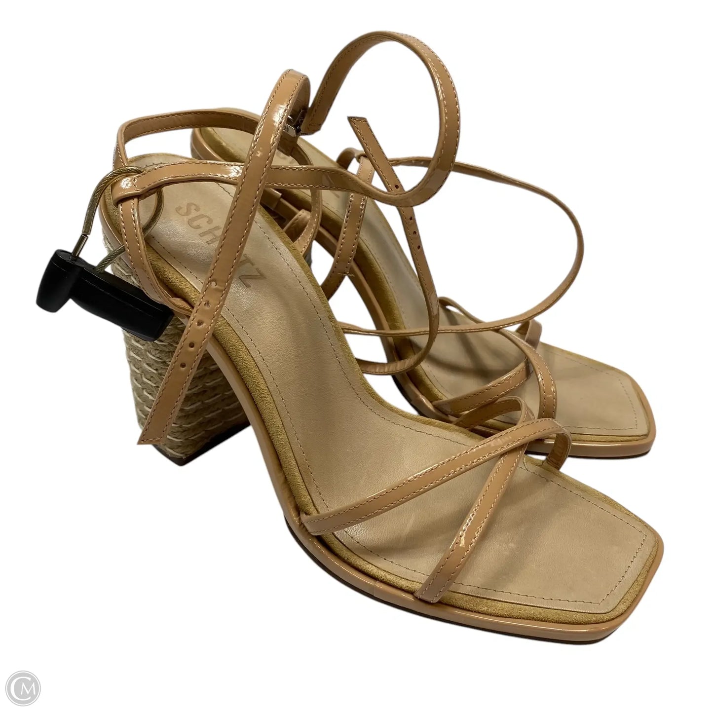 Sandals Heels Block By Schutz In Tan, Size: 10