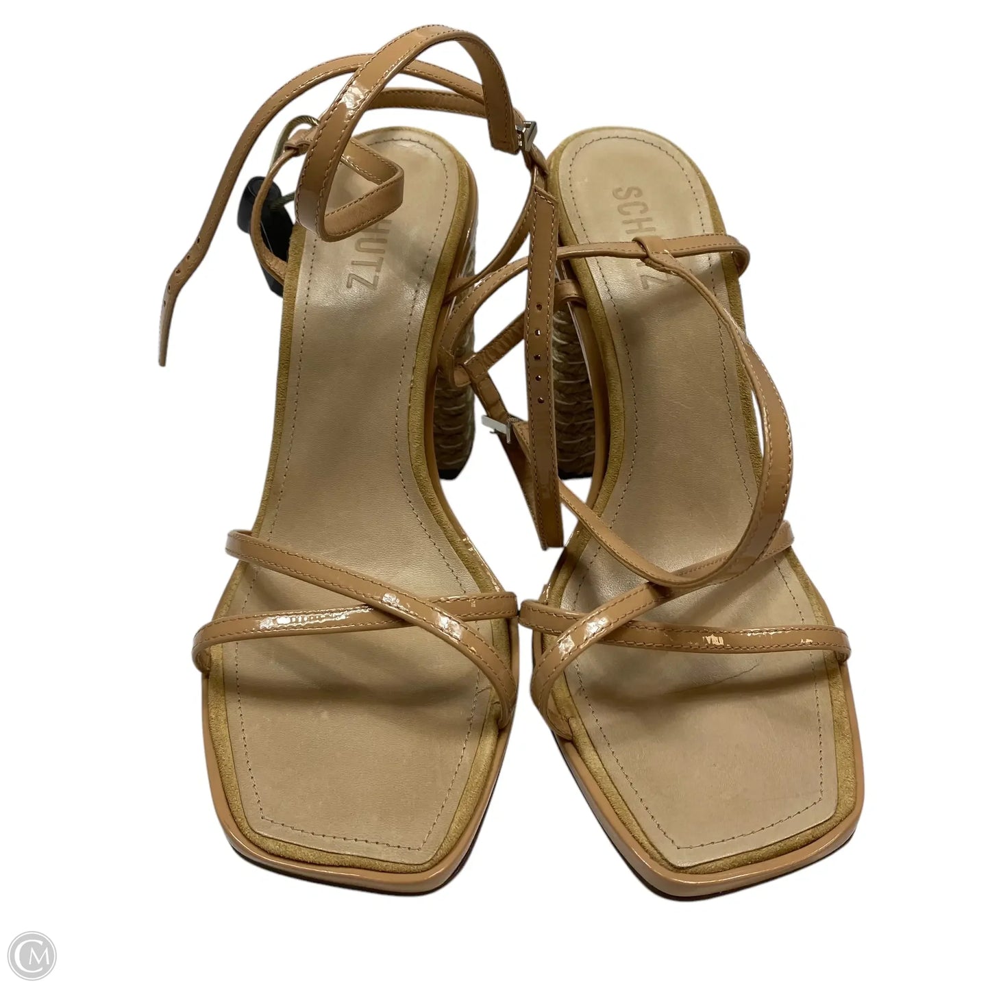 Sandals Heels Block By Schutz In Tan, Size: 10