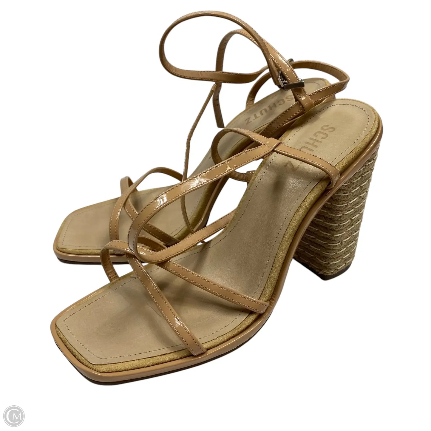 Sandals Heels Block By Schutz In Tan, Size: 10