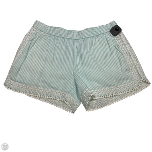 Shorts Designer By Vineyard Vines In Green & White, Size: M