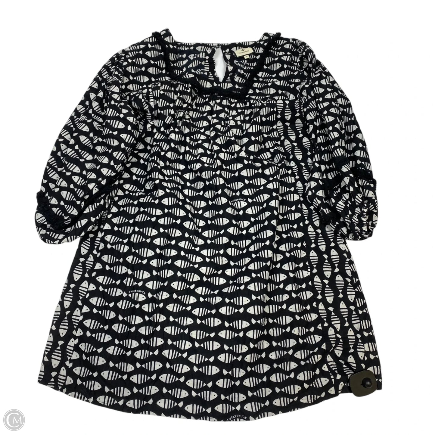 Dress Casual Short By Tuckernuck In Black & White, Size: M