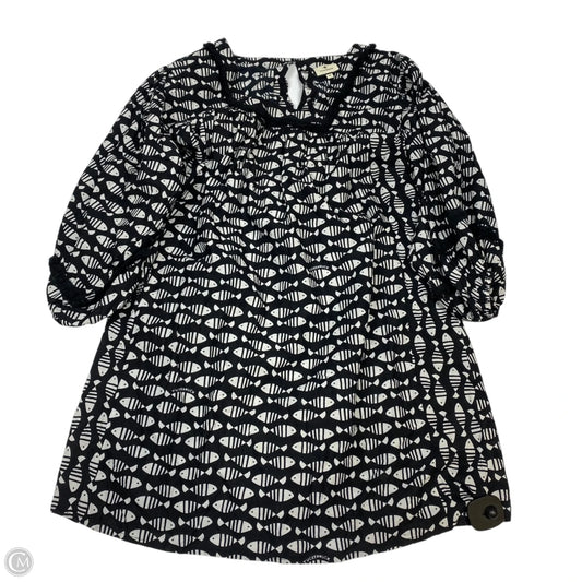 Dress Casual Short By Tuckernuck In Black & White, Size: M